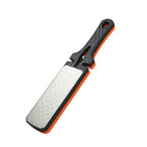 Lifeholic diamond sharpener front 400 coarse edge repair for dull blades.
