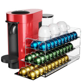 LifeMoreasy acrylic pod drawer for Vertuo 3-tier keeps capsules organized on the counter
