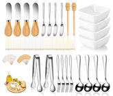 LifeMusican wooden-handle cheese spreader with a mirror blade for smooth spreading