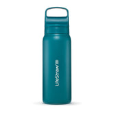 LifeStraw Go Series insulated stainless bottle keeps drinks cold on trips