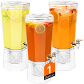 Lifewit 1 gallon drink dispenser with clear body for easy party beverage monitoring.