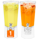 Lifewit double-gallon drink dispenser set with stand for parties
