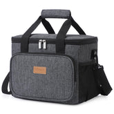 Lifewit large lunch bag insulated front lid with two-way zipper for easy packing