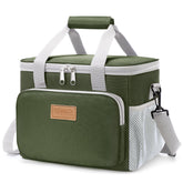 Lifewit Medium Lunch Bag with gray green exterior for on the go meals.