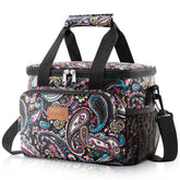 Lifewit medium lunch bag paisley design keeps meals cool or warm on the go.