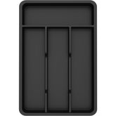 Lifewit silverware tray with four compartments keeps cutlery organized and accessible