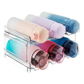 Lifewit Stackable Bottle Organizer cabinet top view keeps bottles accessible