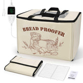 LIFVCNT folding bread proofing box top view showing compact design for small kitchens.