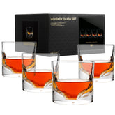 LIITON Grand Canyon glass with scale replica enhances pour presentation.