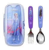 Lilfant Cute Frozen Elsa flatware set with case for tidy storage and quick serving.