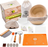 Liliadon sourdough starter kit basket set ready for even proofing and crust development.