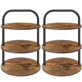 Lilybud cupcake stand 3-tier wooden setup for elegant display at parties