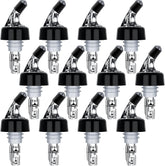 LINALL automatic measure pourer on bottle delivers precise 1 oz pours for cocktails.