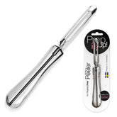 Linden Sweden Jonas vegetable peeler with ergonomic handle for comfortable, precise carrot and potato peeling.