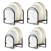 LINFIDITE large plate holder in cabinet keeps 12-inch plates organized and accessible
