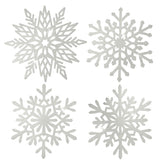Lingringdcy gold snowflake placemats brighten holiday table and protect surfaces