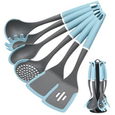 LINKLIFE rotating stand keeps utensils organized and within easy reach during cooking.