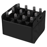 LITLANDSTAR 12-bottle wine carrier open view shows spacious interior for secure wine transport
