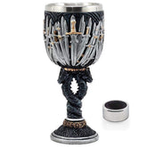 LitLife medieval swords goblet with hand-painted finish for collectors and cosplay.