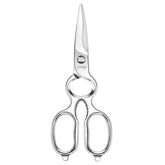 LIVINGO kitchen forged shears handling scene shows durable, precise cuts for daily prep.