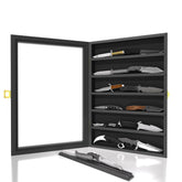 Livnhood 6-tier knife display case offers clear visibility and organized blade storage