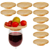 Liyeeeuo 4-Inch wine glass topper dust cover protects drinks at parties