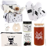 LiYiQ cat mug gift with straw for cozy beverages and feline charm
