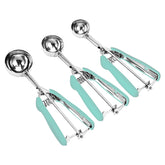 LLESCA small cookie scoop (#60) portion control for even cookies.