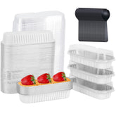 LNYZQUS mini loaf pans with lids in bulk, ideal for party bakeries.