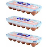 LOCK eggs dispenser front view showing 12 slots for quick access