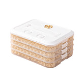 LOEZ 4-layer container top view highlights stackable design for organized snacking