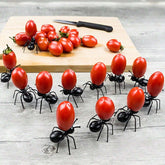 Loizziuy 36pcs ants fruit picks packaging for stylish, kid-friendly snack accessories