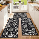 LOKHOM paisley floral rug front view highlights bold pattern and family-friendly durability