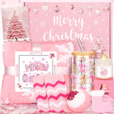 LOMEVE pink snowman gift box rendering a festive gift presentation
