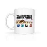 LONGXIN Thank You mug front view featuring gift-ready design for friends
