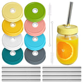 LonXFan regular mouth lid in grey for quick sipping on the go.