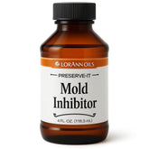 LorAnn Mold Inhibitor 4 oz bottle in clear packaging for gummies and desserts
