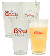 LORD'S ROCKS Coors Light glass front logo for authentic tasting