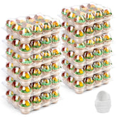 LotFancy cupcake containers 12-count for secure, visible display of cupcakes