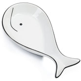 LotFancy whale-shaped spoon rest keeps counter clean and organized.
