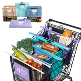 Lotus Original four-pack trolley bags keep groceries organized by category in your cart