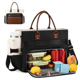 LOVEVOOK insulated-lunch-compartment highlights a roomy interior for meals.