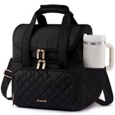 LOVEVOOK insulated lunch bag opening for quick meal access on the go.