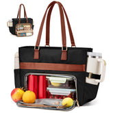 LOVEVOOK lunch tote exterior with spacious design for daily work and travel.