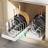 Lozovin pull-out organizer under cabinet for easy access to pots and pans