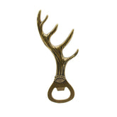 LSJ ORIGINAL deer antler bottle opener in bronze finish for home bars