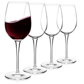 Luigi Bormioli Crescendo Bordeaux glass with elegant profile for formal dinners.