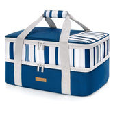 LUNCIA Double Decker Carrier front view for easy potluck transport and organized meals.