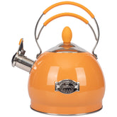 LuxGrace whistling tea kettle in stainless steel ready for quick boiling