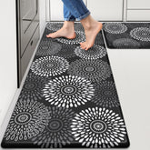 LuxStep kitchen mat with foam cushion for comfortable standing during cooking.